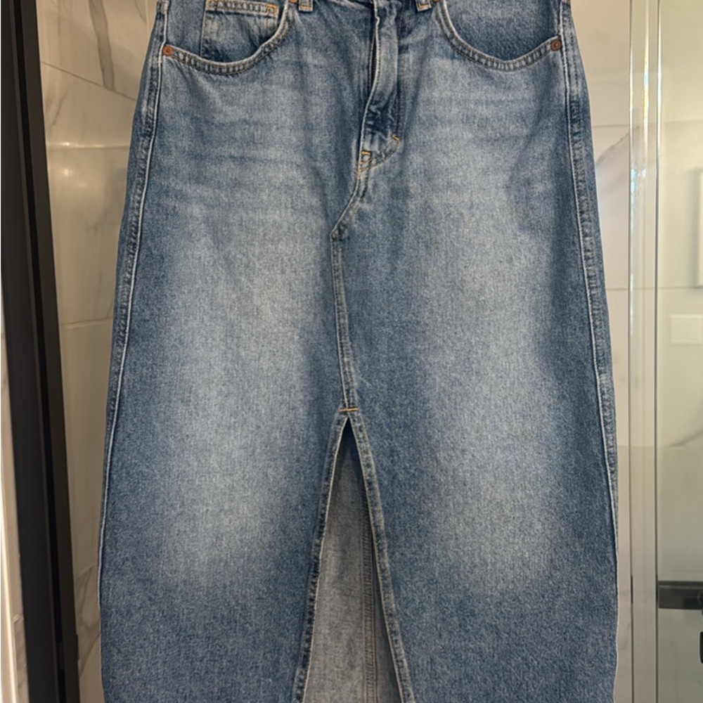 Mango Denim Skirt